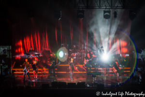 The electricity of Bryan Ferry and his band was felt clear up in the rafters during their performance at Uptown Theater in Kansas City on March 24, 2017, Kansas City concert photography.