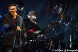 Bryan Ferry and band mates live at Uptown Theater in Kansas City on March 24, 2017, Kansas City concert photography.