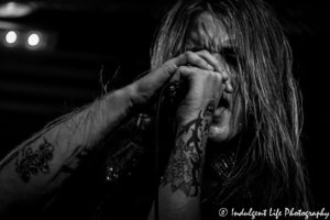 Sebastian Bach at Knuckleheads Saloon, Kansas City concert photography.