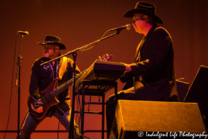 Gene Watson band members Staley Rogers and Chip Bricker live at Star Pavilion inside Ameristar Casino Hotel on January 27, 2017, Kansas City concert photography.