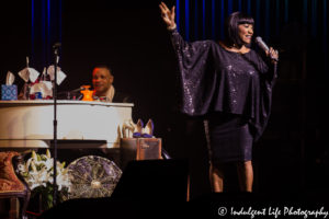Patti LaBelle performing inside Muriel Kauffman Theatre at Kauffman Center for the Performing Arts on March 17, 2017, Kansas City concert photography