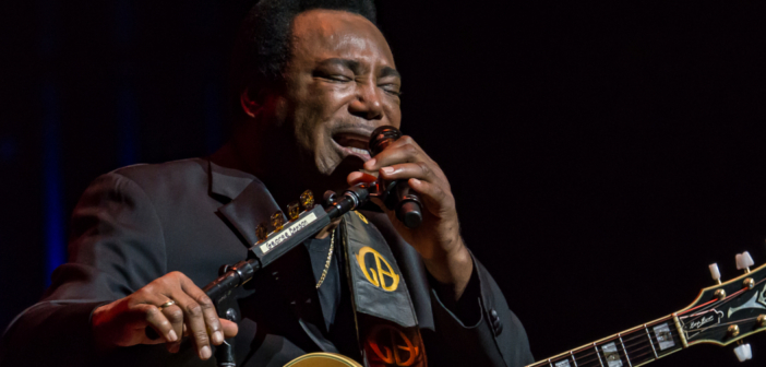 George Benson and Kenny G performed live in concert at Kauffman Center for the Performing Arts in Kansas City on May 24, 2017.