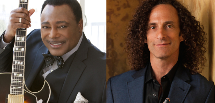George Benson and Kenny G perform live in concert at Kauffman Center for the Performing Arts in Kansas City, MO on May 24, 2017.