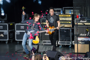 Rick Springfield shredding roses at Starlight Theatre May 5, 2017, Kansas City concert photography.