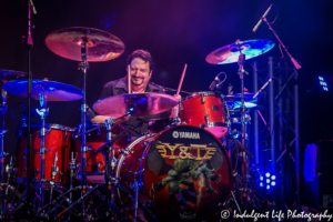 Drummer Mike Vanderhule of Y&T live at VooDoo Lounge inside Harrah's North Kansas City Casino & Hotel on May 5, 2017, Kansas City Concert Photography