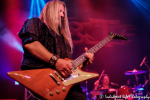 Rhythm guitarist John Nymann and drummer Mike Vanderhule of Y&T live at VooDoo Lounge inside Harrah's North Kansas City Casino & Hotel on May 5, 2017, Kansas City Concert Photography