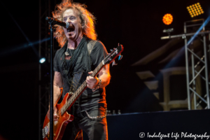 Lead vocalist Jack Blades of Night Ranger live in concert at Old Shawnee Days in Shawnee, KS on June 3, 2017.