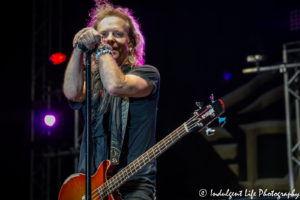 Night Ranger frontman Jack Blades live at Old Shawnee Days in Shawnee, KS on June 3, 2017.