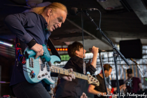 Billy Sheehan, Eric Martin and Paul Gilbert of Mr. Big opening a live performance at Knuckleheads Saloon in Kansas City, MO on June 19, 2017.