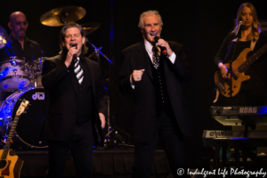 The Righteous Brothers featuring Bill Medley and Bucky Heard live in concert at Star Pavilion inside Ameristar Casino Hotel Kansas City on June 16, 2017.