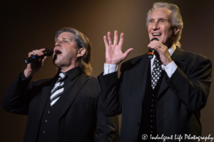 The Righteous Brothers featuring Bill Medley and Bucky Heard performing live at Ameristar Casino Hotel Kansas City on June 16, 2017.