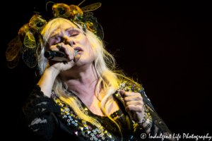 Lead singer Debbie Harry of Blondie performing live at Kauffman Center for the Performing Arts in Kansas City, MO on July 18, 2017 | Rage and Rapture Tour - Kansas City Concert Photos