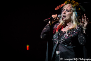 Lead singer Debbie Harry of Blondie live in concert at Kauffman Center for the Performing Arts in Kansas City, MO on July 18, 2017 | Rage and Rapture Tour - Kansas City Concert Photos