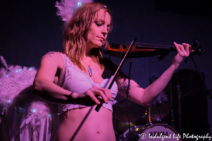 Corey's Angel Margot Lane performing live on the violin at recordBar in Kansas City, MO on July 7, 2017 | Corey Feldman & The Angels on "Corey's Heavenly Tour: Angelic 2 The U.S."