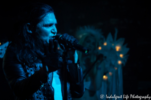 Corey Feldman performing live in his "Dream a Little Dream" (1989) jacket with Courtney Anne Feldman at recordBar in Kansas City, MO on July 7, 2017 | Corey's Angels on "Corey's Heavenly Tour: Angelic 2 The U.S."