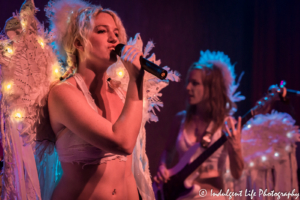 Corey's Angels Jackie von Rueden and Margot Lane performing live at recordBar in Kansas City, MO on July 7, 2017 | Corey Feldman & The Angels on "Corey's Heavenly Tour: Angelic 2 The U.S."