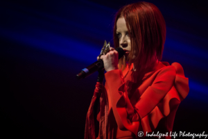 Shirley Manson of Garbage live in concert at Kauffman Center for the Performing Arts in Kansas City, MO on July 18, 2017.