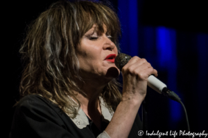 X band member Exene Cervenka live at Kauffman Center for the Performing Arts in Kansas City, MO on July 18, 2017.