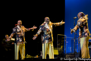 The Temptations founding member Otis Williams with Willie Green and Larry Braggs live at Star Pavilion inside of Ameristar Casino Hotel in Kansas City, MO on July 21, 2017.