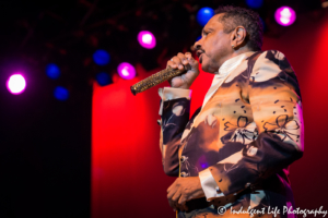 Classic member Ron Tyson of The Temptations performing live at Star Pavilion inside of Ameristar Casino Hotel in Kansas City, MO on July 21, 2017.