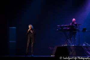 Russell Hitchcock and keyboardist Mirko Tessandori of Air Supply live in concert at Star Pavilion inside Ameristar Casino Hotel in Kansas City, MO on July 29, 2017.