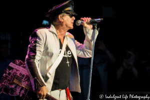 Frontman Robin Zander of Cheap Trick on the Foreigner 40th anniversary tour at Starlight Theatre in Kansas City, MO on August 15, 2017.