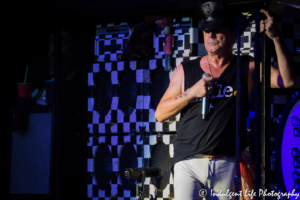 Lead singer Robin Zander of Cheap Trick on the Foreigner 40th anniversary tour at Starlight Theatre in Kansas City, MO on August 15, 2017.