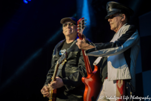 Rick Nielsen and Robin Zander of Cheap Trick on the Foreigner 40th anniversary tour at Starlight Theatre in Kansas City, MO on August 15, 2017.