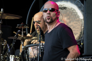 Jason Bonham and James Dylan of Jason Bonham's Led Zeppelin Experience on the Foreigner 40th anniversary tour at Starlight Theatre in Kansas City, MO on August 15, 2017.