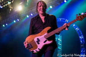 Foreigner bass player Jeff Pilson performing live at Starlight Theatre in Kansas City, MO on August 15, 2017 | Foreigner 40th Anniversary Tour
