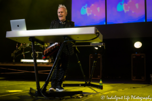Howard Jones performing live on the keyboards on the Retro Futura 2017 tour in St. Charles, MO on August 19, 2017.
