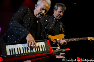 Howard Jones live in concert on the keytar on the Retro Futura 2017 tour in St. Charles, MO on August 19, 2017.