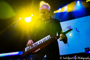 Howard Jones live in concert on the keyboards on the Retro Futura 2017 tour in St. Charles, MO on August 19, 2017.