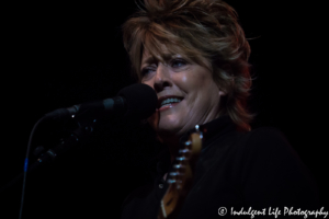 Katrina Leskanich of Katrina and the Waves live in concert on the Retro Futura 2017 tour in St. Charles, MO on August 19, 2017.