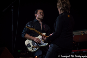 Katrina and the Waves former lead singer Katrina Leskanich live on the Retro Futura 2017 tour in St. Charles, MO on August 19, 2017.