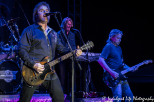 Don Barnes, Danny Chauncey and Bobby Capps of southern rock band 38 Special live at Riverside Music Fest 2017 in Riverside, MO on September 16, 2017.