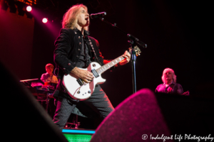Guitarist August Zadra with guitarist Jimmy Leahey and keyboardist John Blasucci performing live at Ameristar Casino Hotel in Kansas City, MO on September 22, 2017 | Dennis DeYoung and the Music of Styx - Kansas City Concert Photography