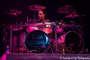 Drummer Michael Morales performing live at Ameristar Casino Hotel in Kansas City, MO on September 22, 2017 | Dennis DeYoung and the Music of Styx - Kansas City Concert Photography