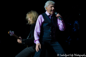 Dennis DeYoung with guitarist August Zadra in concert at Ameristar Casino Hotel in Kansas City, MO on September 22, 2017 | Dennis DeYoung and the Music of Styx - Kansas City Concert Photography