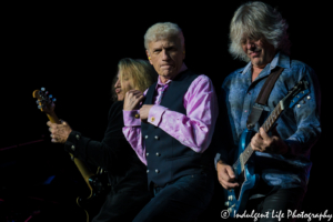 Dennis DeYoung with guitarists August Zadra and Jimmy Leahey performing live at Ameristar Casino Hotel in Kansas City, MO on September 22, 2017 | Dennis DeYoung and the Music of Styx - Kansas City Concert Photography