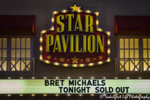 Star Pavilion marquee at Ameristar Casino Hotel Kansas City featuring the sold out Bret Michaels concert on November 11, 2017 | Ameristar Casino Events - Bret Michaels Band - Veterans Day 2017