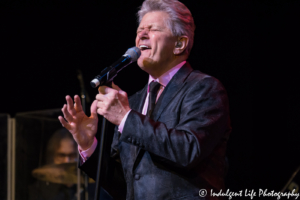 Peter Ceter singing "Glory of Love" live in concert at Muriel Kauffman Theatre inside of Kauffman Center for the Performing Arts on February 18, 2018