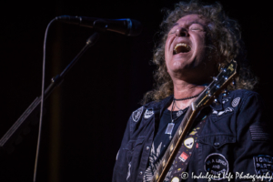 Lead singer Dave Meniketti of hard rock band Y&T live at VooDoo Lounge inside Harrah's North Kansas City Hotel & Casino on March 8, 2018.