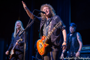 Dave Meniketti, John Nymann and Aaron Leigh of Y&T live at VooDoo Lounge inside Harrah's North Kansas City Hotel & Casino on March 8, 2018.