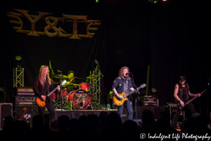 Hard rock band Y&T live in concert at VooDoo Lounge inside Harrah's North Kansas City Hotel & Casino on March 8, 2018.
