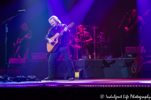 Travis Tritt with guitarist Wendell Cox, drummer LeJoe Young and bass player Jimmy Fullbright live at Star Pavilion inside Ameristar Casino in Kansas City, MO on April 27, 2018.