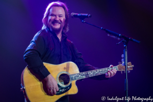 Country music artist Travis Tritt performing live in concert at Ameristar Casino Hotel Kansas City on April 27, 2018.