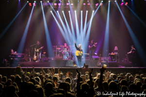 Country music artist Travis Tritt and band live in concert at Ameristar Casino Hotel Kansas City on April 27, 2018.