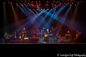 Country music artist Travis Tritt and band opening the show with "Drive" at Ameristar Casino in Kansas City, MO on April 27, 2018.