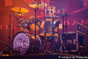 Little River Band drummer Ryan Ricks performing live at Ameristar Casino in Kansas City, MO on May 4, 2018.